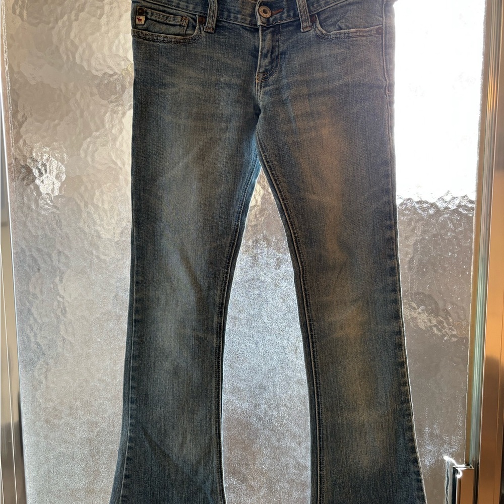 Abercrombie & Fitch Kids Flare Jeans in Denim Blue